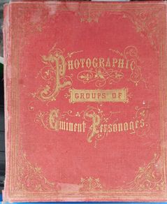 World Famous People in an antique Folder