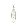 925 Vintage Sterling Silver & Mother of Pearl Pendant Image 3