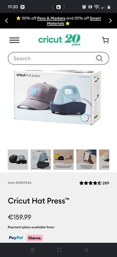 cricut hat press