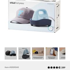 cricut hat press