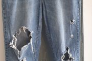 V by Very boyfriend style ripped jeans Sz 14UK (Fit 14-16UK) - Rrp 50 (New)