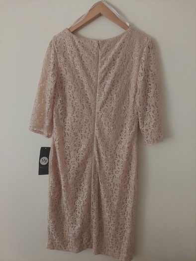 Tan Lace Dress Size 16