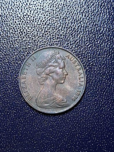 Australia 2 cent coin #Frill necked Lizard