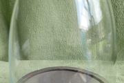 Vintage Glass Dome on Wooden Base