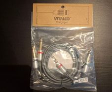 Brand: VITALCO 2 x 6.3 mm Jack to 2 x 6.3 Mono Jack Cable 3 m Double Jack TS Male Stereo Audio Cable