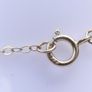 Vintage Solid 9K Gold 375 Pendant Necklace length 18" - 4,07g Image 7