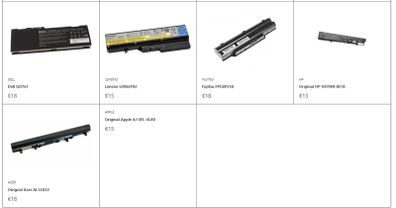 Laptop Batteries Bundle
