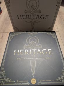 Vampire The Masquerade Heritage Kickstarter Legacy Board Game Complete