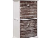 Shoe Cabinet Brown 50x28x98 cm Paulownia Wood