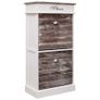 Shoe Cabinet Brown 50x28x98 cm Paulownia Wood Image 5