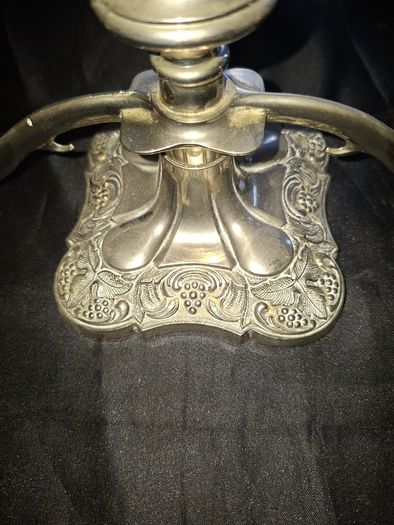 Beautiful Old silver plated Three Branch Candelabra, Postage Available