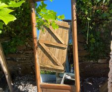 Handmade unique mirror - recycled materials