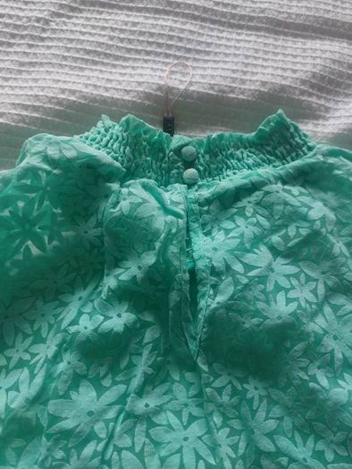 Green Floral Top
