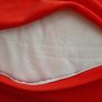 Large red teddy cushion Image 3
