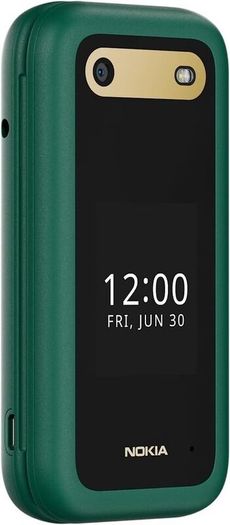 Nokia 2660 (2022) TA-1469  4G Green Dual Screen Unlocked Dual Sim Flip Phone MP3 Player & Wireless FM