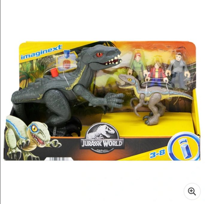 BRAND NEW Jurassic World Imaginext Final Confrontation Dinosaur and Figure Pack