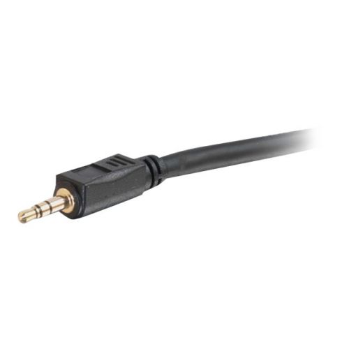 C2G Velocity DB9 Male to 3.5mm Male Adapter Cable - Serial cable - stereo mini jack (M) to DB-9 (M) - 50 cm - molded, thumbscrews - black