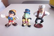 Vintage Disney Pinocchio/ Giminy Cricket/ Gepetto Pvc Figures