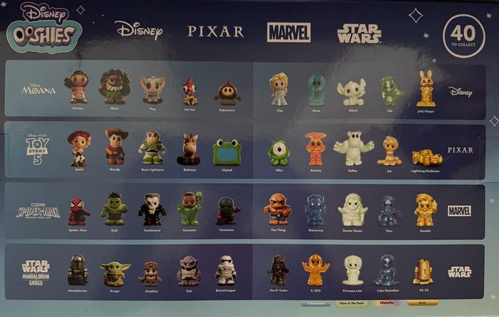 Disney Ooshies 2026 Woolworths Australian Collection (Trade / Swaps only)