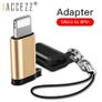2 X !ACCEZZ Aluminum Alloy OTG Micro USB (Female) to Apple Lightning 8 Pin (Male) Convertor/Adapter With Key Chain (Brand New/Warranty) Image 2