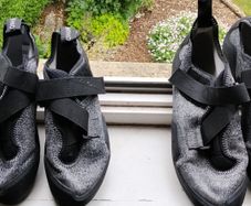 climbing shoes UK 5 and UK 7.
