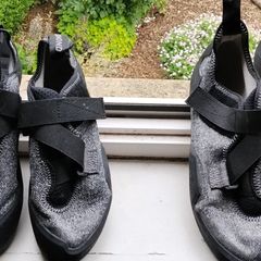 climbing shoes UK 5 and UK 7.