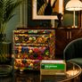 Vintage Handmade Klimt Miniature Chest of Drawers. Fully Restored Image 3