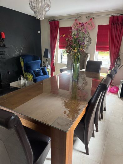 Pure solid wood Dining Table, Chairs & Bench