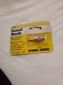 Fantail Nozzle for glue gun