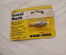 Fantail Nozzle for glue gun