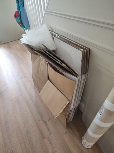 Cardboard boxes