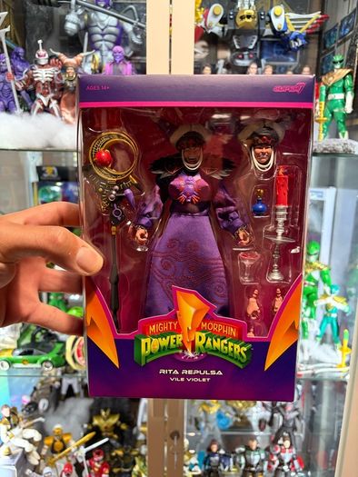 Mighty Morphin power rangers Rita Repulsa Super 7 Ultimates