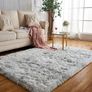 MULTIPLE COLOURS AVAILABLE Small Fluffy Rugs Washable Long Plush Rugs, Bedroom Soft Pile Rug Carpets Bedroom Mats Home Decoration (Beige,60x120 cm) FREE EXPRESS SHIPPING Image 2