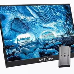 Arzopa Portable Monitor A1 Gamut Slim 14 Inch Fhd 100% Srgb Ips Monitor Screen With Usb-c