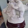 Very Rare Found Capodimonte Figure Girl & Boy Hugging Image 3