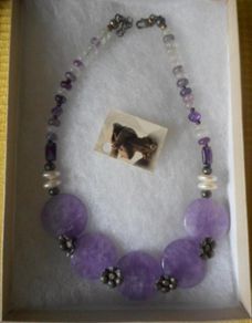 Beautiful Handmade Amethyst Necklace