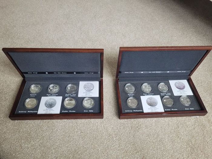 The salt routes silver coin set