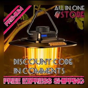 Camping Lantern, Rechargeable Retro Camping Tent Lights Lamp, Stepless Dimming Brightness (Warm White 3000K&Natural Light 4500K),12+Hrs Runtime for Camping (FREE SHIPPING)