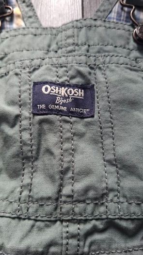 OshKosh B'gosh Convertible Canvas Overalls -Baby Boy
