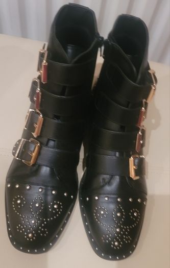 River Island black ankle boots
