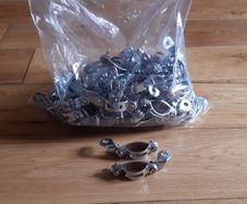 30x Pairs of New + NOS Chrome Rod Brake Clips