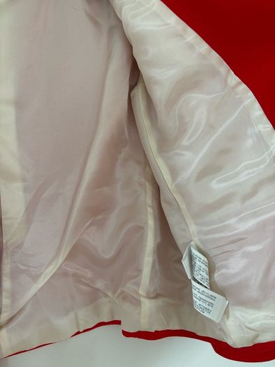 Zara boxy shape red blazer