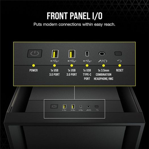 Corsair 5000D Airflow Tempered Glass Mid-Tower ATX Case