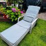 Sun Bed Rattan Lounger Image 4