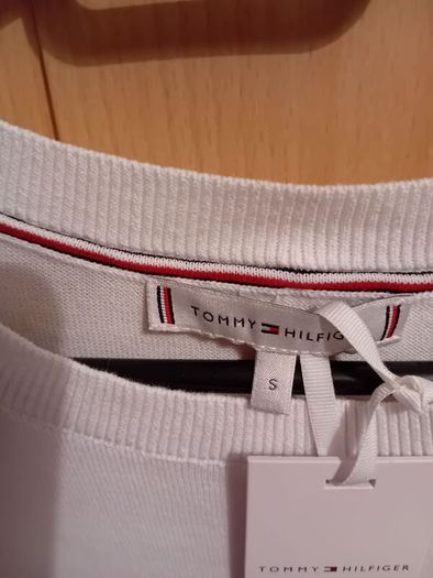 Tommy Hilfiger Cotton Knit Jumper - Size S UK 8 to 10 - BNWT RRP 130