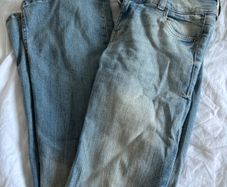 Bershka low rise bootcut jeans
