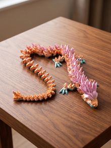 Dragon Articulado 60cm Multicolor  PLA Eco-Friendly