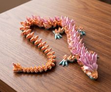 Dragon Articulado 60cm Multicolor  PLA Eco-Friendly