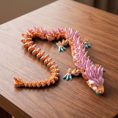 Dragon Articulado 60cm Multicolor  PLA Eco-Friendly