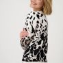 Monari Leopard Print Cotton Knit Jumper - Creamy Beige - UK 12 - BNWT RRP 150 Image 4